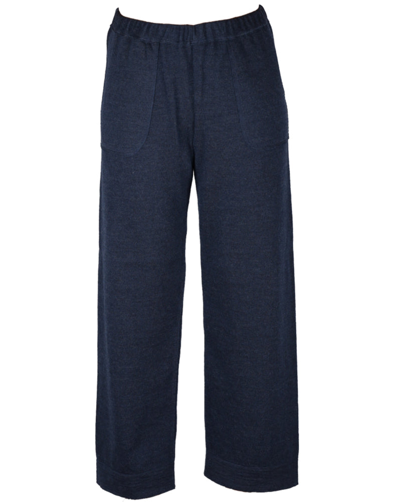 FLOMAX wollen broek TESS BLUE van pure biologische wol