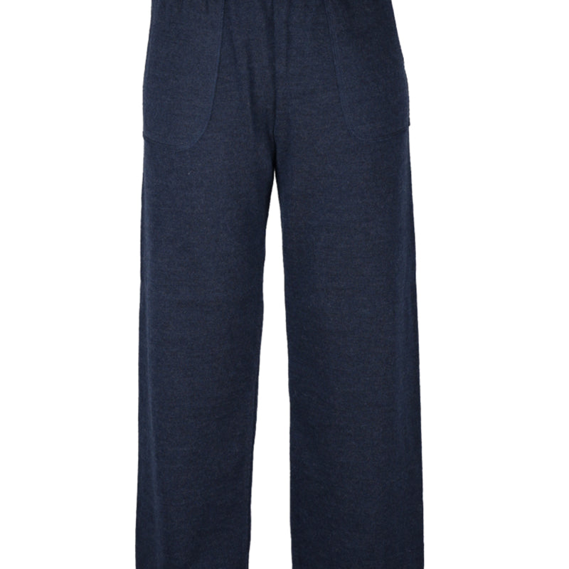 FLOMAX wool trousers TESS BLUE made of pure organic wool