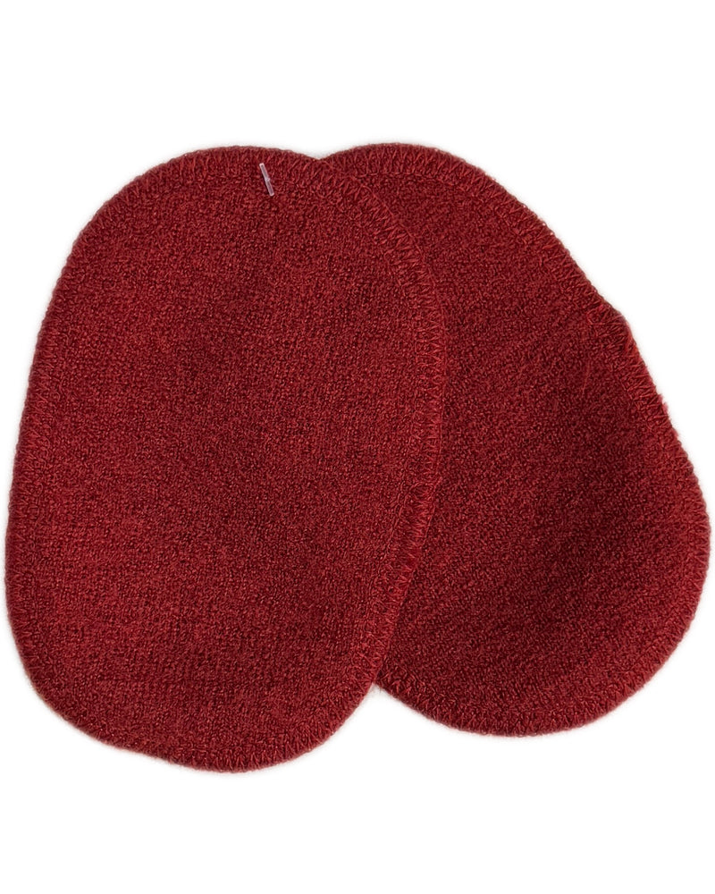 Wollen patch voor reparatie van wollen kleding POPPY RED