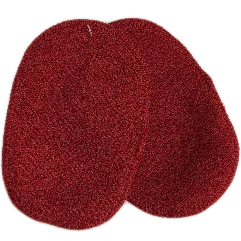 Wollen patch voor reparatie van wollen kleding POPPY RED