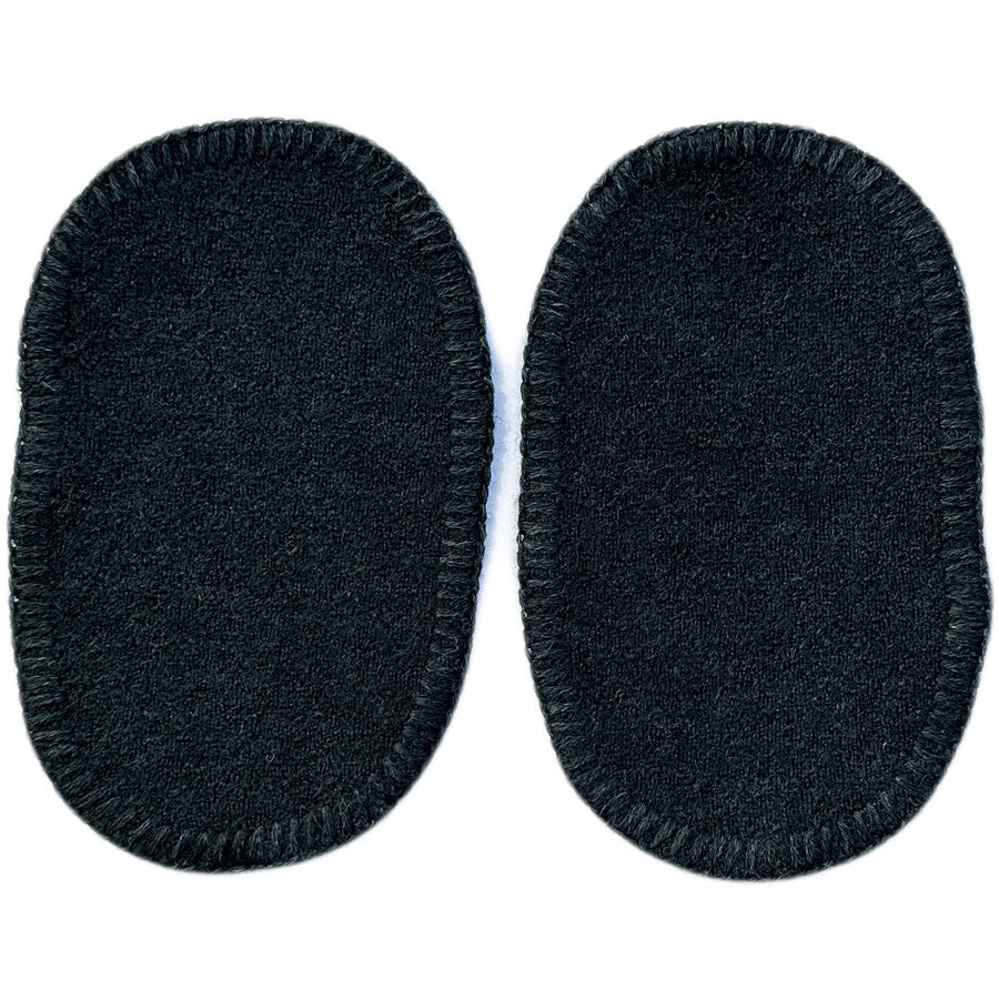 wollen patch voor reparatie van wollen kleding NACHTBLAUW