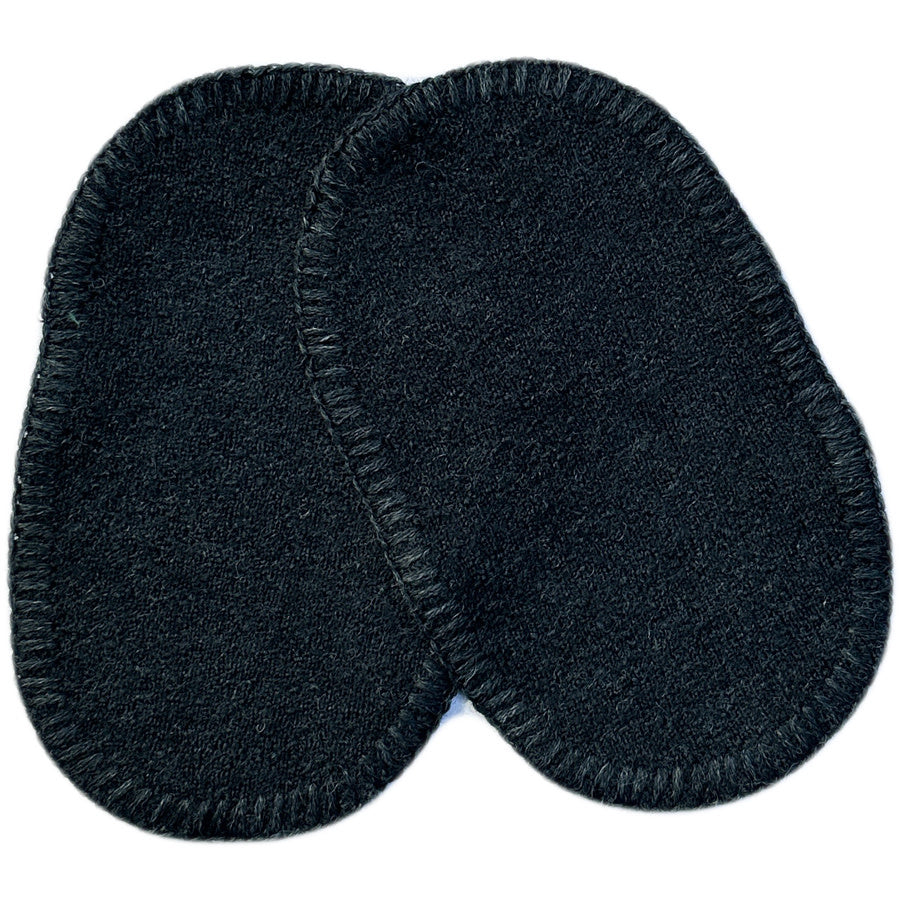 wollen patch voor reparatie van wollen kleding NACHTBLAUW