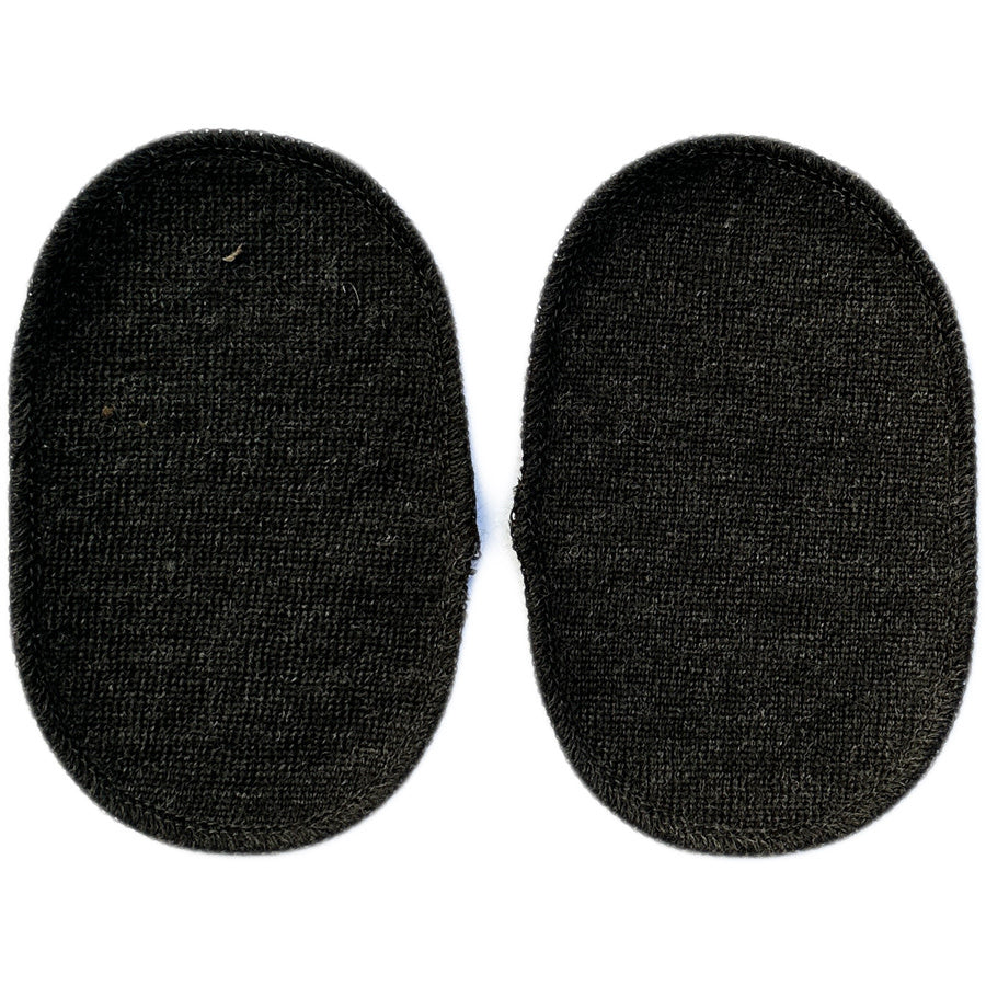 wollen patch voor reparatie van wollen kleding ANTRACIET