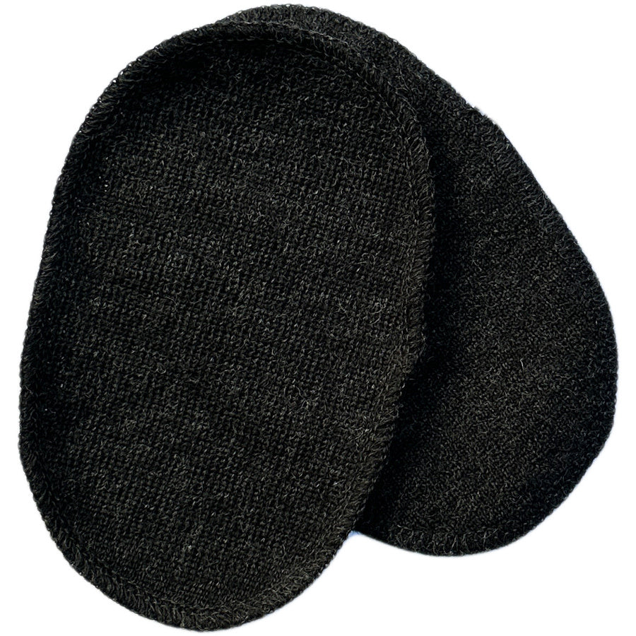 wollen patch voor reparatie van wollen kleding ANTRACIET