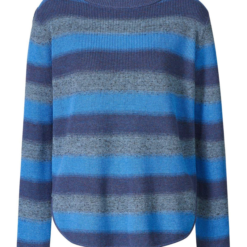 HIMALAYA Pullover BIBI LEAF aus Bio-Baumwoll-Jacquard