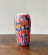 FAIRTRADE gekleurde waxinelichthouder van speksteen PURPLE ORANGE
