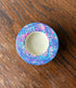 FAIRTRADE gekleurde waxinelichhouder van speksteen AQUA BLUE