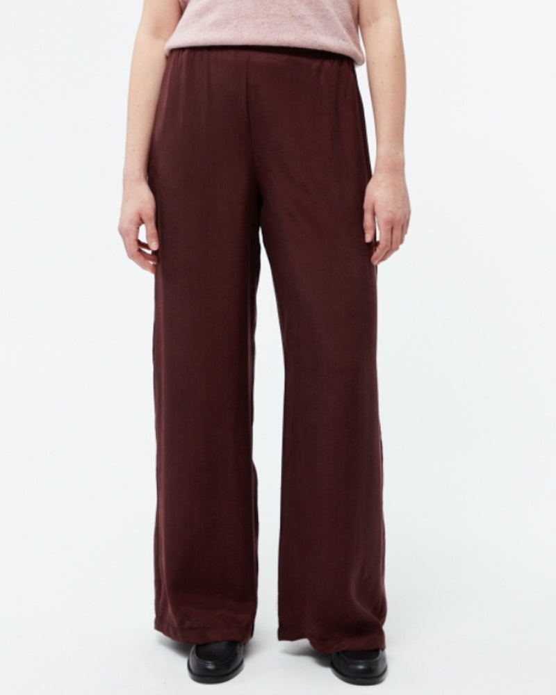 GIVN wijde pantalon broek MARLAN WINE ecovero