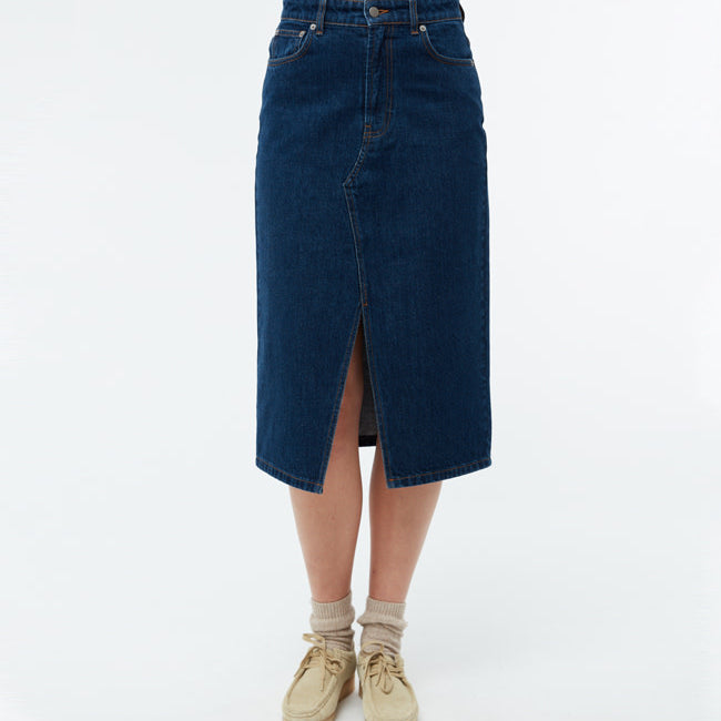 GIVN spijkerrok CARLOT DARK DENIM biologisch katoen