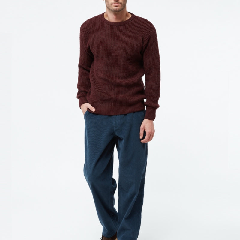 GIVN Pullover BREND BROWN BLUE aus Bio-Baumwolle