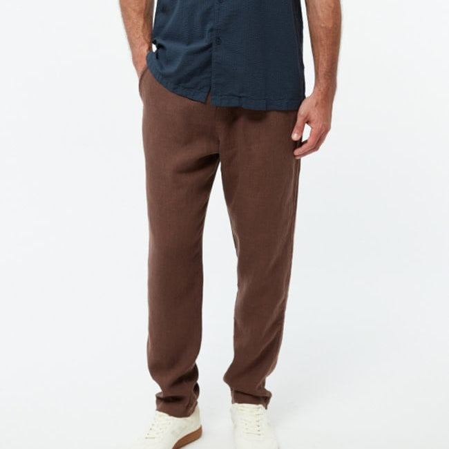 GIVN pure linnen chino broek ERIC BROWN