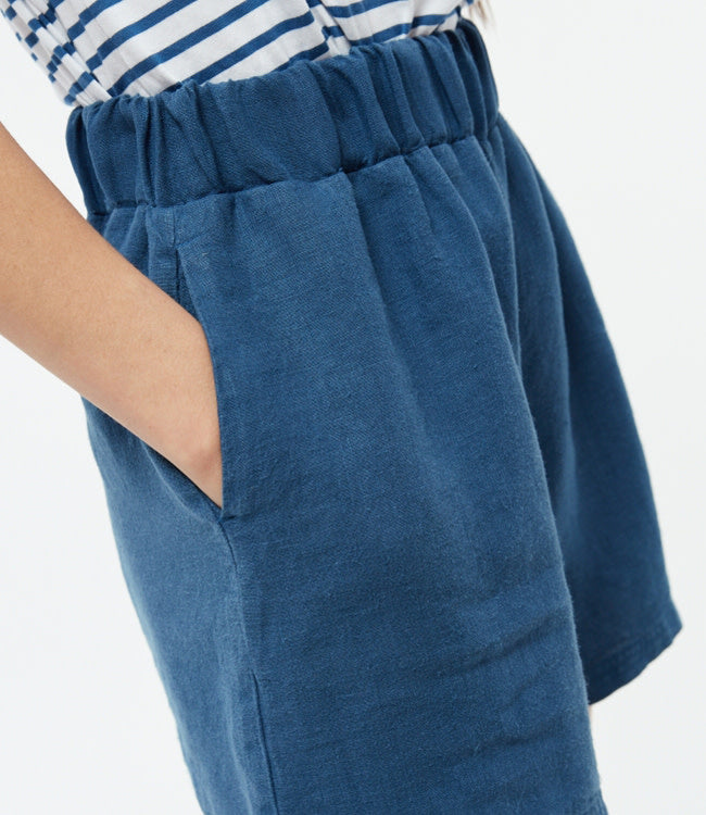 GIVN korte broek van pure linnen TINE BLUE
