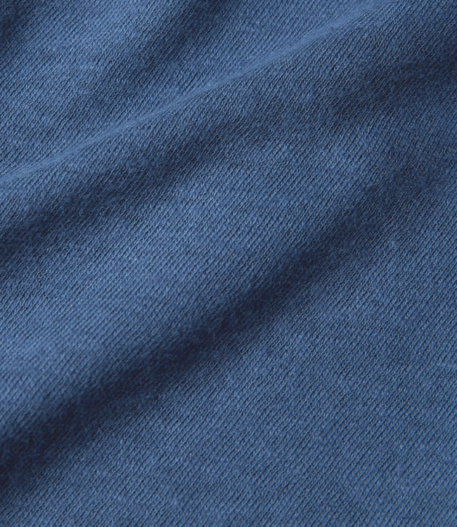 GIVN linnen v-hals jurk MABELIA BLUE 100% linnen