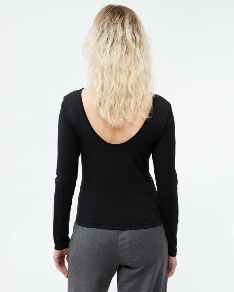 GIVN Basic Rollkragenpullover VIDANA KHAKI Bio-Baumwoll-Jersey