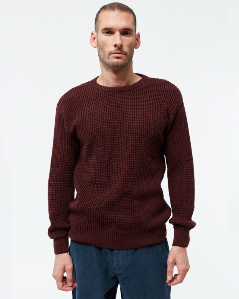 GIVN Pullover BREND BROWN BLUE aus Bio-Baumwolle