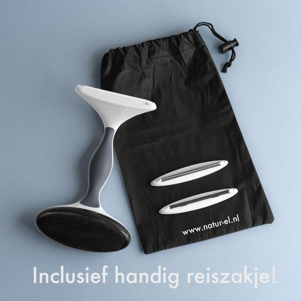 GLEENER Pluizenkam voor ontpillen van wollen kleding BLAUW
