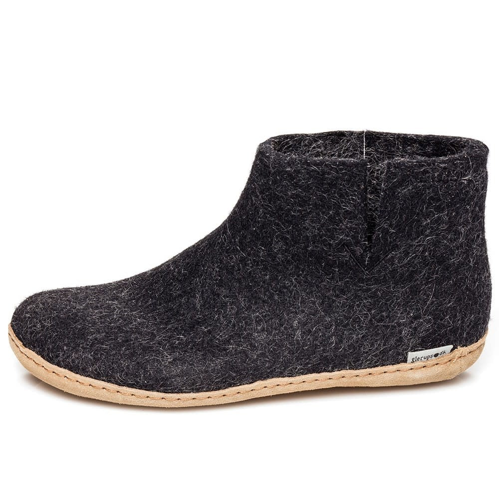 GLERUPS wollen sloffen pantoffels LAARS CHARCOAL
