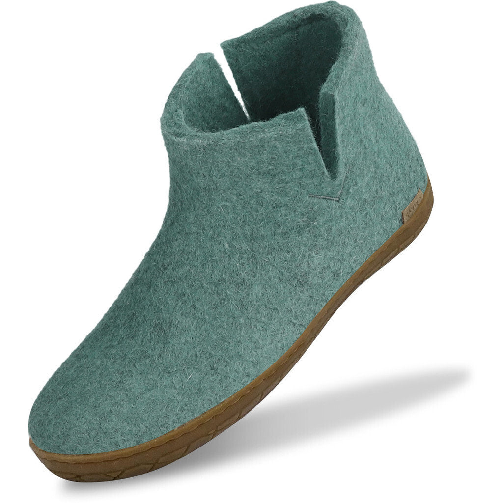 GLERUPS wollen pantoffels LAARS NORTHE SEA RUBBER HONEY