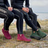 GLERUPS wollen sloffen pantoffels FOREST RUBBER BLACK