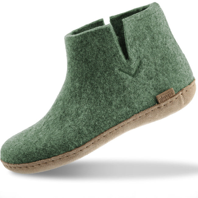 GLERUPS wollen sloffen pantoffels LAARS MOSS