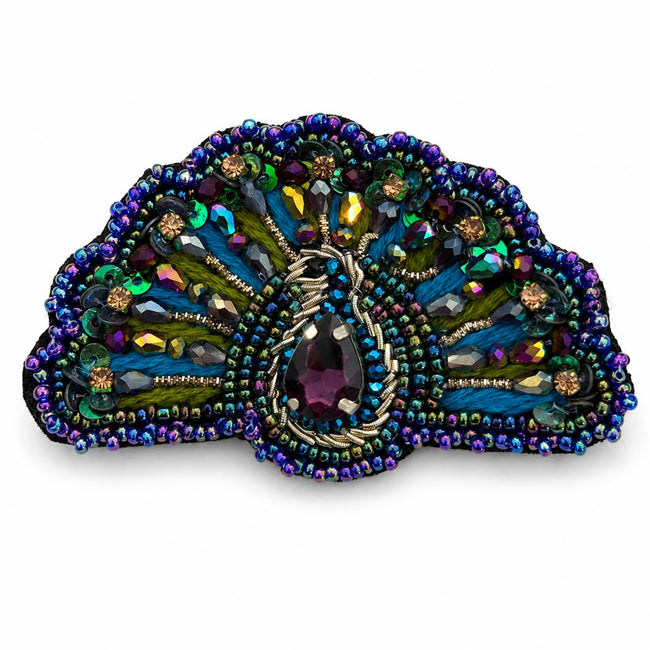 FAIRTRADE broche PAUW met pailetten en kralen