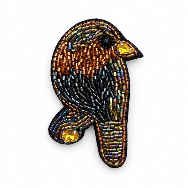 FAIRTRADE broche RAAF met pailetten en kralen van happy lona