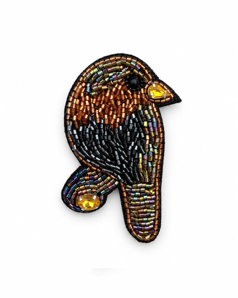 FAIRTRADE broche RAAF met pailetten en kralen van happy lona