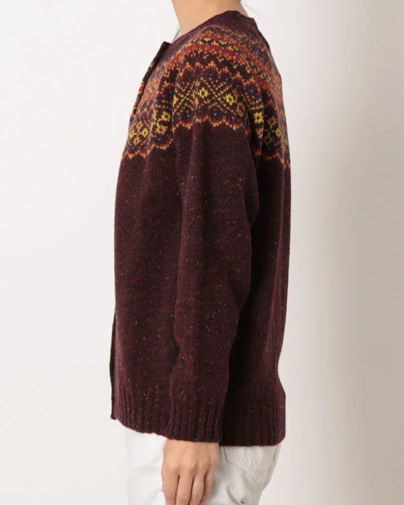 HARLEY Wollen fairisle vest SOFIE LEWIS pure wol