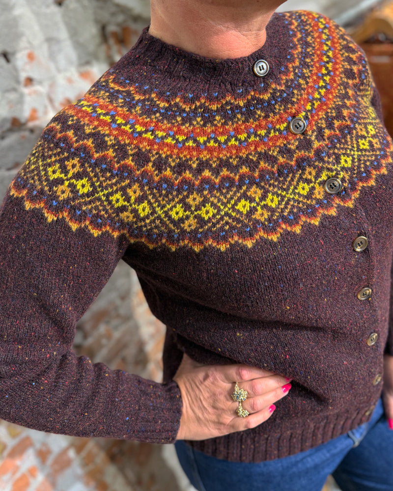 HARLEY Wollen fairisle vest SOFIE LEWIS pure wol