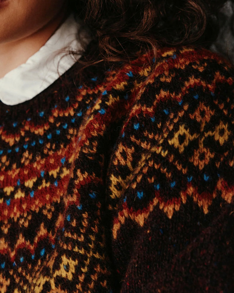 HARLEY Wollen fairisle vest SOFIE LEWIS pure wol