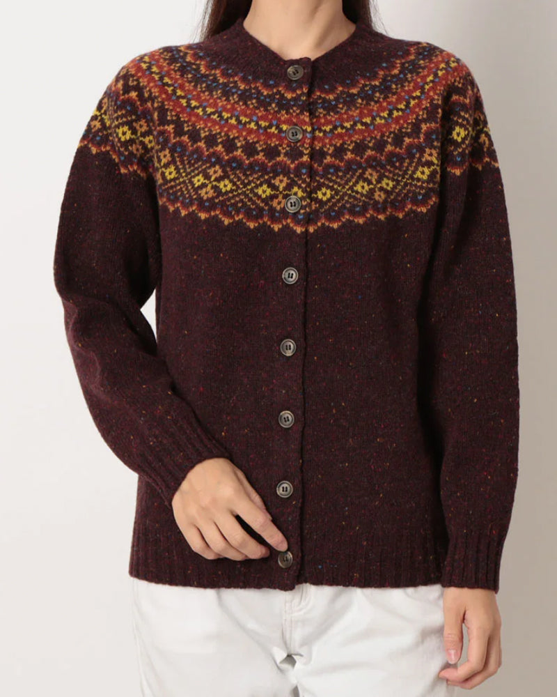 HARLEY Wollen fairisle vest SOFIE LEWIS pure wol