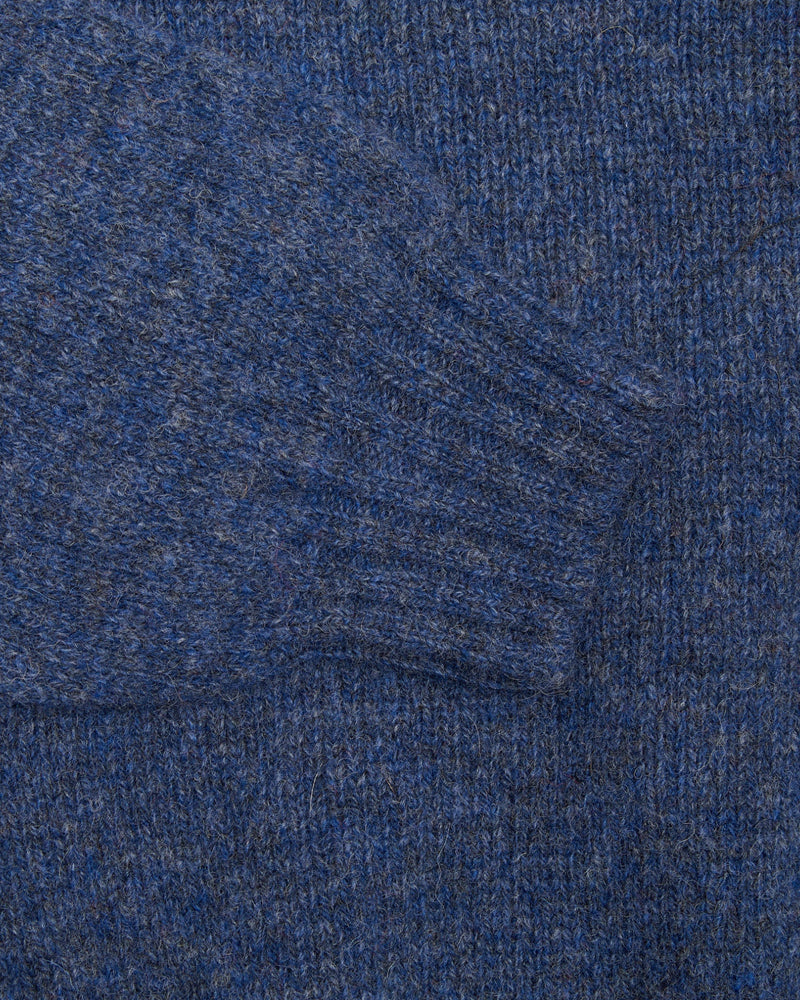HARLEY Woolen henley sweater VOLCANO in pure wool