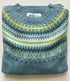 HARLEY Wollen fairisle trui ORIBE BLUE pure lamswol