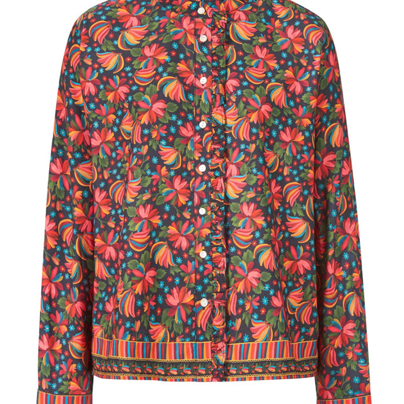 HIMALAYA blouse FREDY FANTASY FLOWERS met print ecovero