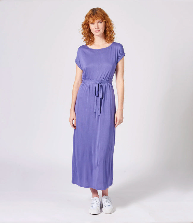 HIMALAYA lange jurk ROSITA PURPLE van ecovero