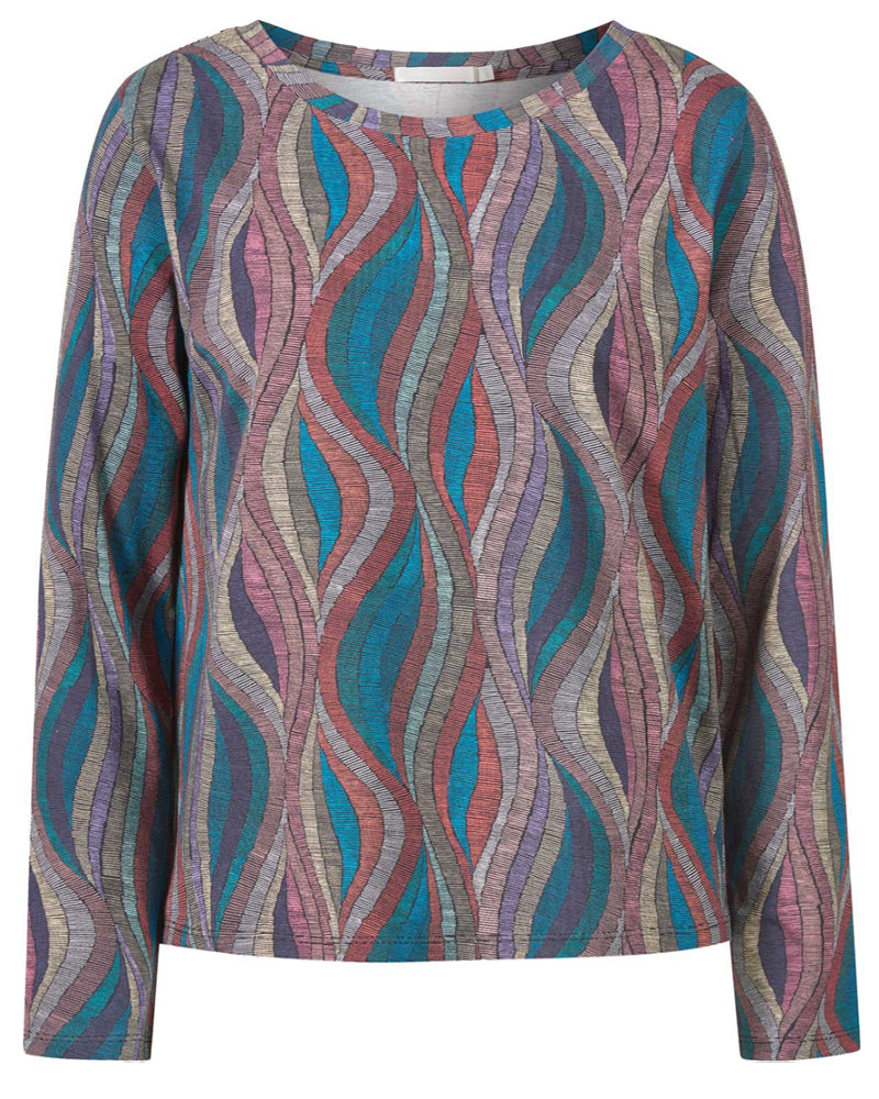 HIMALAYA longsleeve BERTA SKETCH biologisch katoen