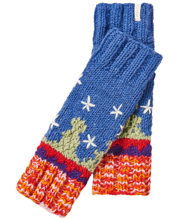 HIMALAYA wollen beenwarmers WINTER DARK BLUE