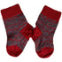 HIRSCH Dunne wollen sokken baby Noors 056 22 rood petrol