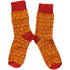 HIRSCH Dunne wollen sokken KIND Noors 056 211 ROOD OKER