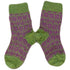 HIRSCH dunne wollen sokken baby Noors 056 43 groen pink