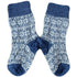 HIRSCH dunne wollen sokken baby Noors 056 80 jeans wit