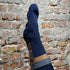 Hirsch Natur wollen sokken effen  JEANS BLAUW  151 09