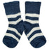 HIRSCH wollen sokken KIND gestreept 015 80 JEANS WIT