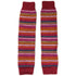 HIRSCH NATUR lange wollen beenwarmers REGENBOOG ROOD 115E  31