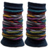 Hirsch Natur lange wollen beenwarmers REGENBOOG blauw 115E  09