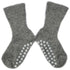 Hirsch Natur wollen ANTISLIP sokken kind effen GRIJS 782 48