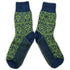 Hirsch Natur Noorse wollen sokken JEANS GROEN 030 189