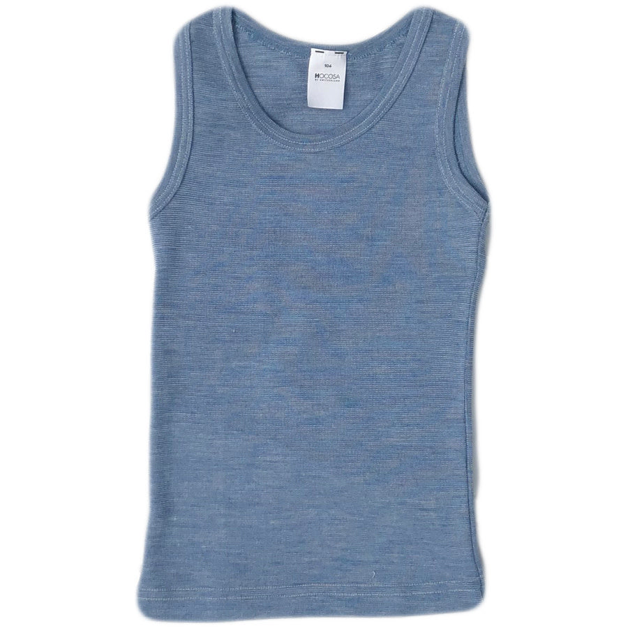 HOCOSA hemd wol zijde kind biologische wol JEANS