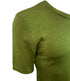 HOCOSA wollen shirt korte mouw pure wol heren BOSGROEN