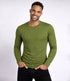 HOCOSA wollen longsleeve pure wol heren BOSGROEN